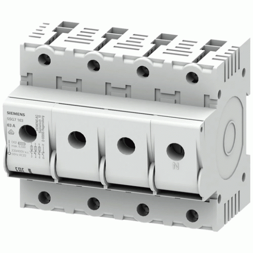 Siemens NEOZED Lasttrennschalter D02 63 A 3polig+N
