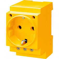 Siemens SCHUKO-Steckdose 16A gelb nach DIN VDE 0620 für Verteilereinbau 5TE6810