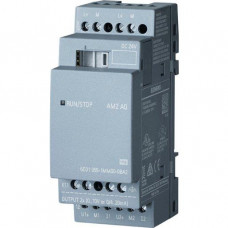 Siemens LOGO! AM2 AQ Erweiterungsmodul SV DC 24V 2 AA 0-10V 0/4-20mA 6ED1055-1MM00-0BA2