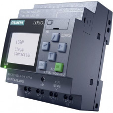 Siemens LOGO! 12/24RCE Logikmod. Disp SV/E/A: 12/DC 24V/Relais 8DE (4AE)/4DA