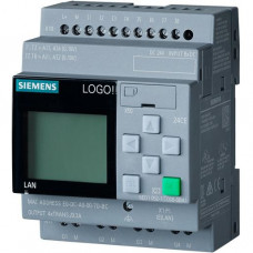 Siemens LOGO! 24CE Logikmodul Display SV/E/A: 24V/24V/24V trans. 8DE (4AE)/4DA