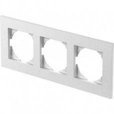 TEM Rahmen LOGIQ FLAT 3-fach polarweiß