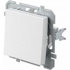 TEM Kreuzschalter mit Wippe 10A 250V weiß glänzend