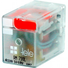 Tele Haase Schaltrelais 4 Wechsler 12V AC Spule 6A LED RM 14-polig