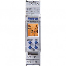 Theben Digitale Zeitschaltuhr 1 Kanal Wochenprogramm TR 608 TOP2 S