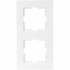 Viko Abdeckrahmen 2-fach Karre reinweiß