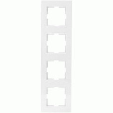 Viko Abdeckrahmen 4-fach Karre reinweiß