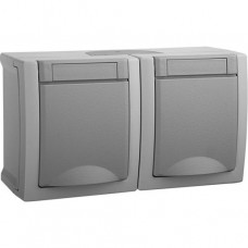 Viko Schuko 2-fach Pacific P54 grau