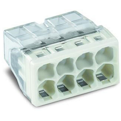 Wago 8-Leiter-Klemme COMPACT 0,5 - 2,5 mm² transparent/weiß 2273-208