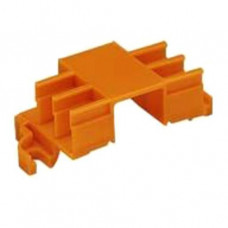 Wago Befestigungsadapter für 6 Steckplätze zur Montage auf TS 35 orange 243-113