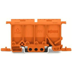 Wago Befestigungsadapter Serie 222 zur Montage auf TS 35/Schraubmontage orange Wago Befestigungsadapter Serie 222 zur Montage auf TS 35/Schraubmontage orange