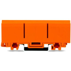 Wago Befestigungsadapter für ein- und zweireihige Klemmen Serie 2273 zur Montage auf TS 35/Schraubmontage orange Wago Befestigungsadapter für ein- und zweireihige Klemmen Serie 2273 zur Montage auf TS 35/Schraubmontage orange