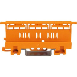 Wago Befestigungsadapter Serie 221 - 4 mm² zur Montage auf TS 35/Schraubmontage orange Wago Befestigungsadapter Serie 221 - 4 mm² zur Montage auf TS 35/Schraubmontage orange