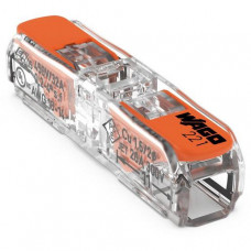 Wago Durchgangsverbinder mit Hebel für alle Leiterarten max. 4 mm² 221-2411