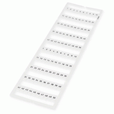 Wago Klemmenmarkierung waagerecht Ziffern aufrastbar 4-4,2 mm weiß (10 Stk)
