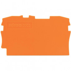 Wago Abschluss- und Zwischenplatte 0,8 mm orange