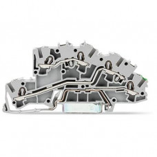 Wago Etagenklemme 0,25-2,5 mm² 2003-7645 L/L/PE grau