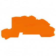 Wago Abschluss- und Zwischenplatte 0,8 mm orange