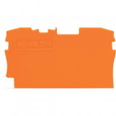 Wago Abschluss- und Zwischenplatte orange 2004-1292