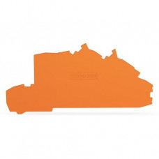 Wago Abschluss- und Zwischenplatte 0,8 mm orange