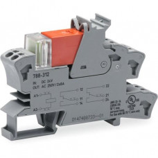 Wago Relaismodul DC 24V 2 Wechsler 8A grau 788-312
