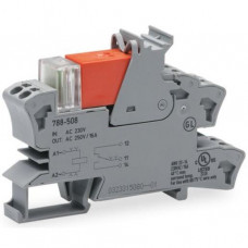 Wago Stecksockel mit Relais und Statusanzeige je 1 Wechsler (1 u) AC 230V 788-508