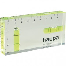 Haupa Acryl-Wasserwaage HUPmini mit 2 Mess-Skalen 100 x 50 x 15 mm