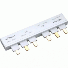 Wöhner Kammschiene 3-polig für 2 NH-LTS Größe 000 33217 35mm²