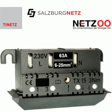 Bruchmann Steckleiste 2-polig (1P+N) Wechselstrom 63A gG Anschluss unten Salzburg, Oberösterreich und Tirol schwarz 1002 Bruchmann Steckleiste 2-polig (1P+N) Wechselstrom 63A gG Anschluss unten Salzburg, Oberösterreich und Tirol schwarz 1002