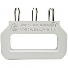 Geiger Kurzschlußbügel KSB-10000 für Zählersteckleiste AC400V 80A/10min